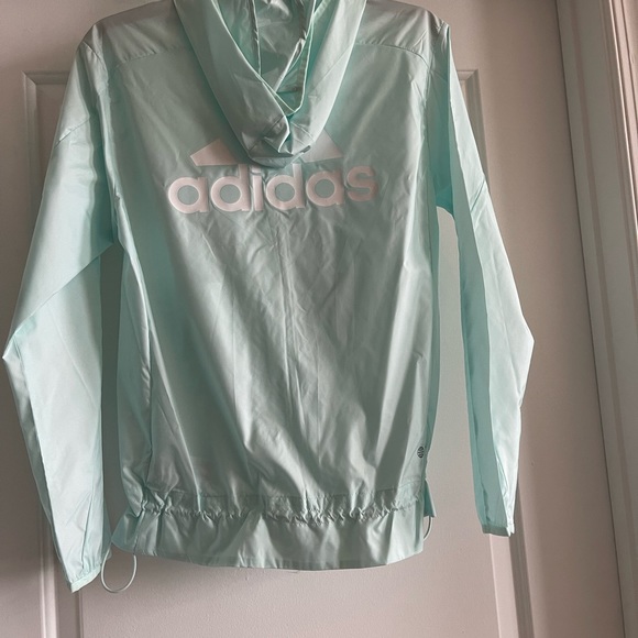 Adidas Logo Running Windbreaker Jacket - Picture 3 of 8